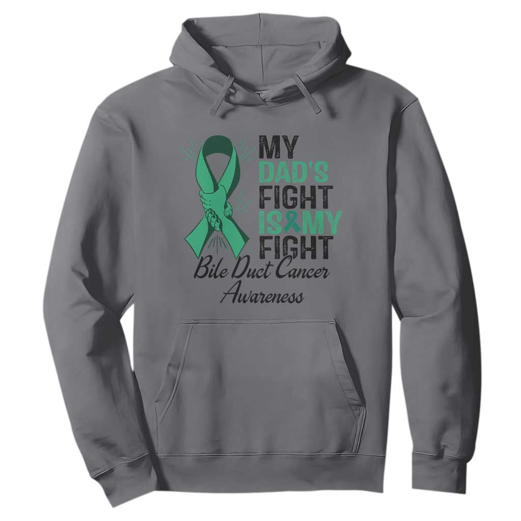Cholangiocarcinoma Support Warrior Gift Hoodie My Dad Fight My Fight