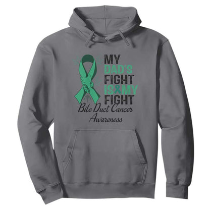 Cholangiocarcinoma Support Warrior Gift Hoodie My Dad Fight My Fight