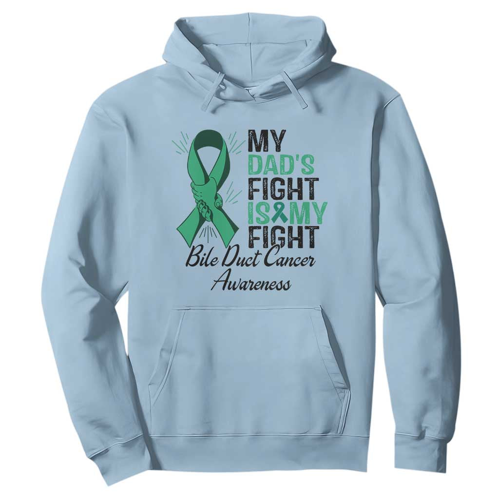 Cholangiocarcinoma Support Warrior Gift Hoodie My Dad Fight My Fight