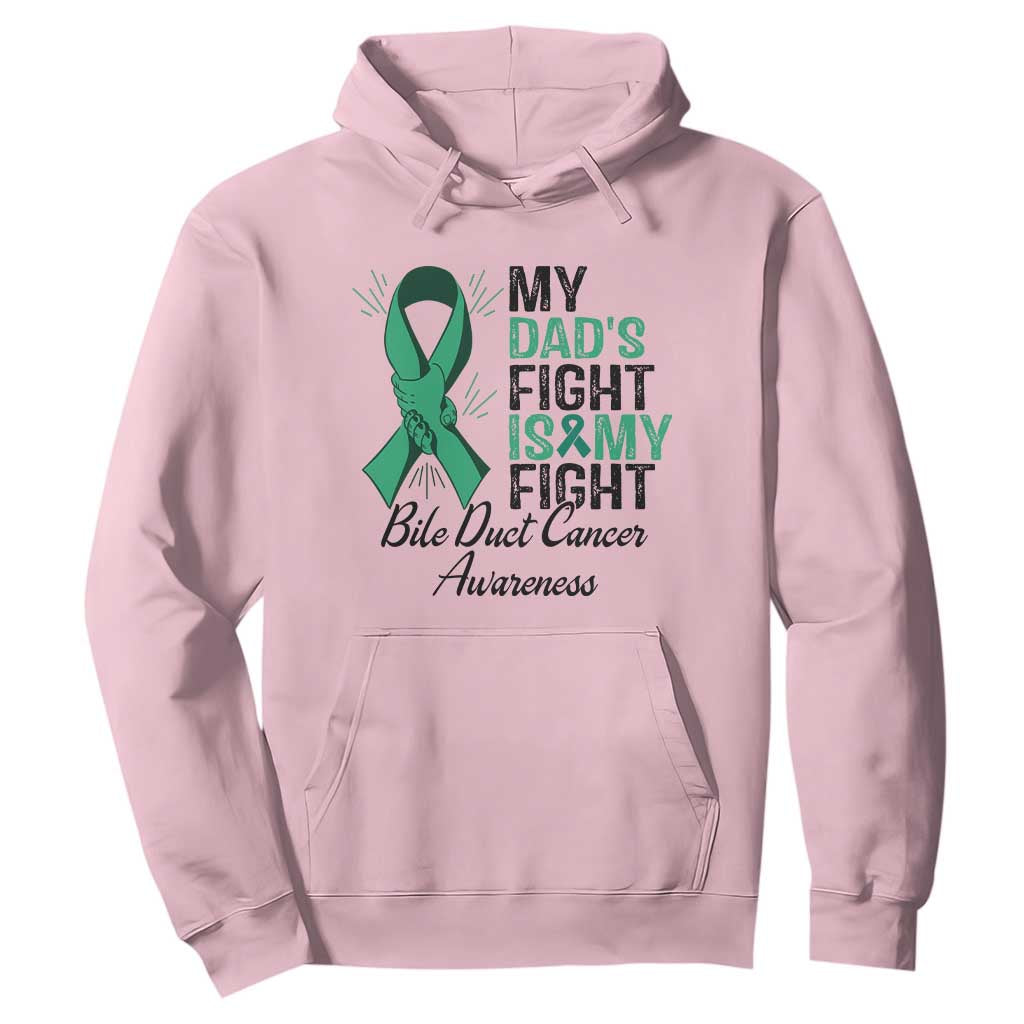 Cholangiocarcinoma Support Warrior Gift Hoodie My Dad Fight My Fight