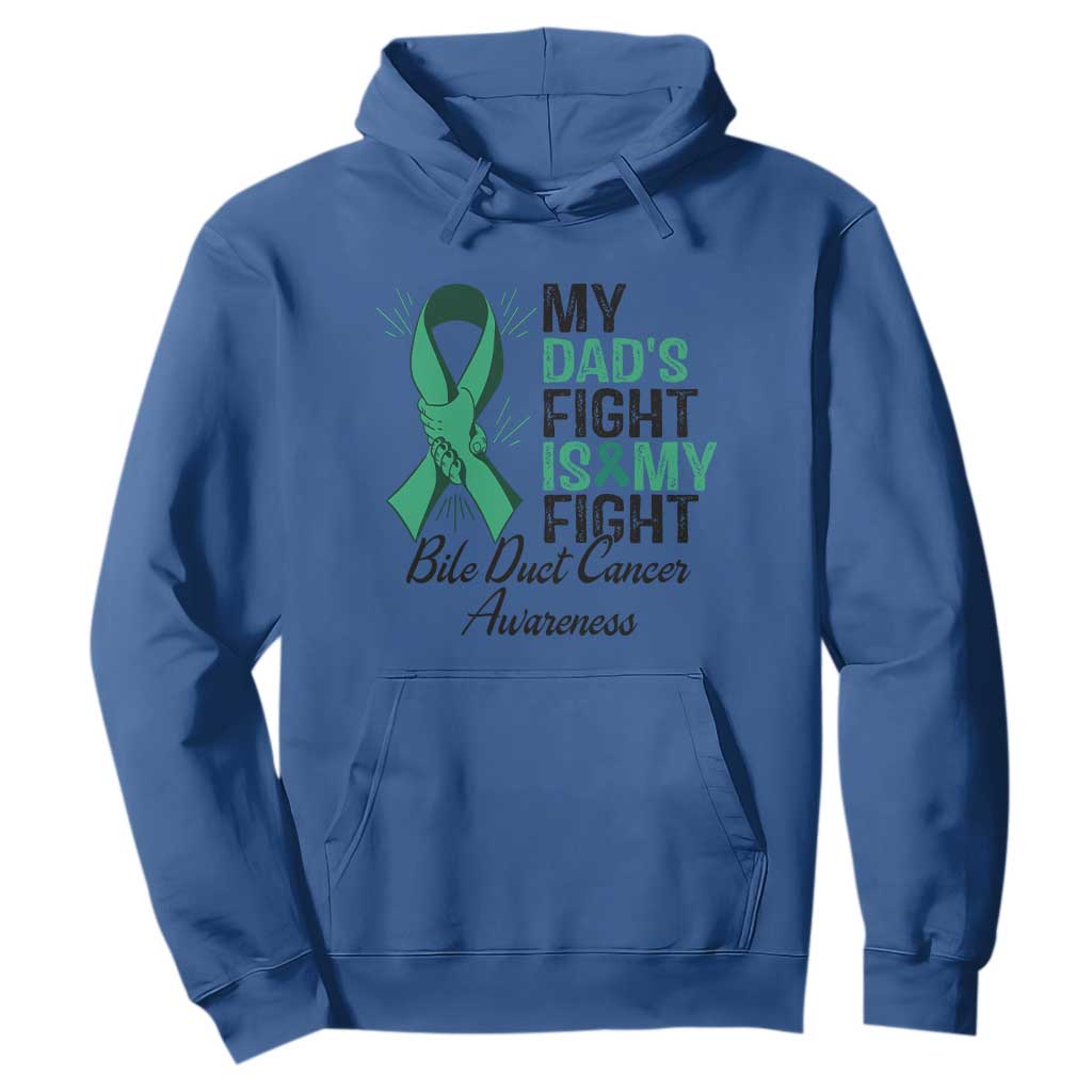 Cholangiocarcinoma Support Warrior Gift Hoodie My Dad Fight My Fight