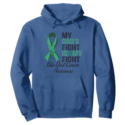 Cholangiocarcinoma Support Warrior Gift Hoodie My Dad Fight My Fight