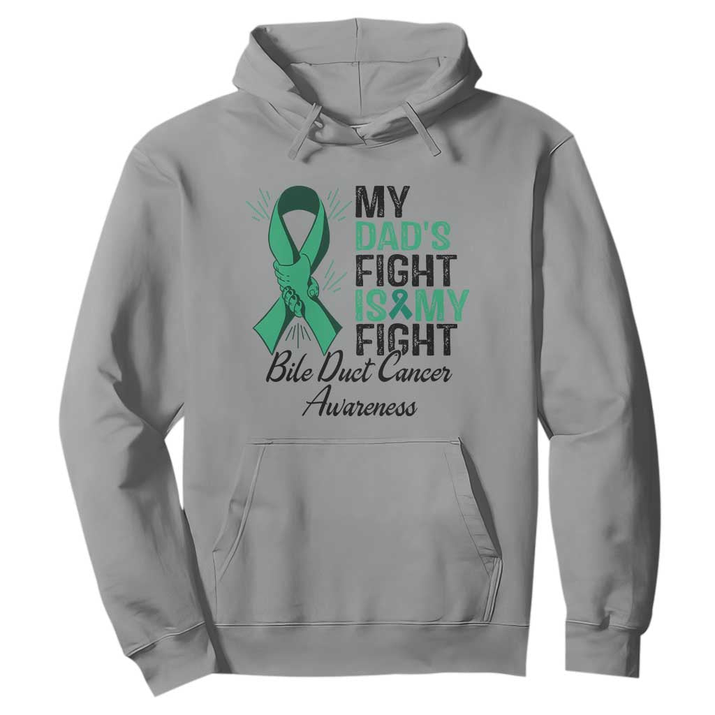 Cholangiocarcinoma Support Warrior Gift Hoodie My Dad Fight My Fight