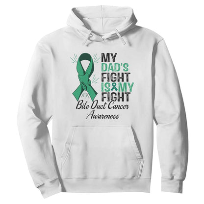 Cholangiocarcinoma Support Warrior Gift Hoodie My Dad Fight My Fight