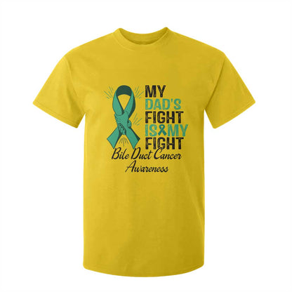 Cholangiocarcinoma Support Warrior Gift T Shirt For Kid My Dad Fight My Fight