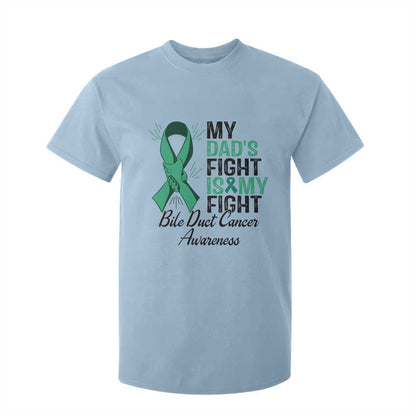 Cholangiocarcinoma Support Warrior Gift T Shirt For Kid My Dad Fight My Fight