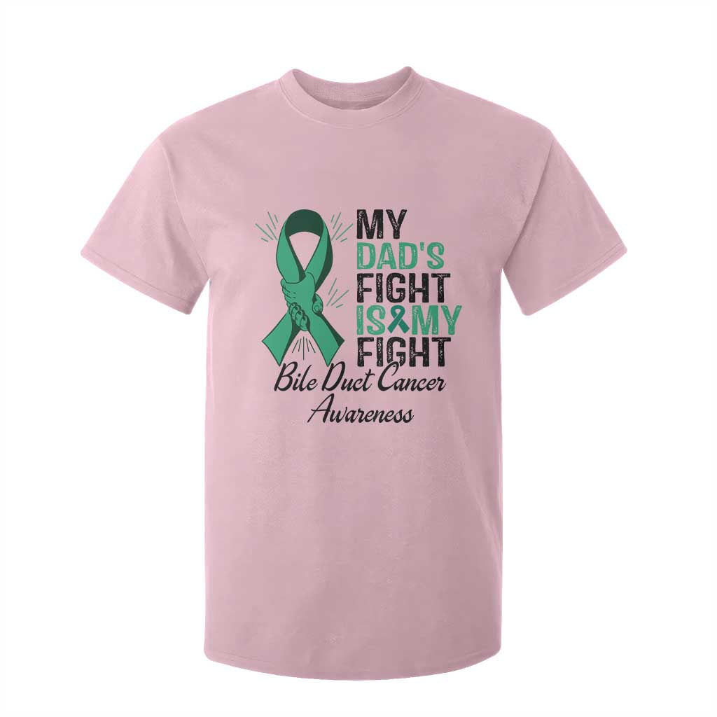 Cholangiocarcinoma Support Warrior Gift T Shirt For Kid My Dad Fight My Fight