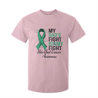 Cholangiocarcinoma Support Warrior Gift T Shirt For Kid My Dad Fight My Fight