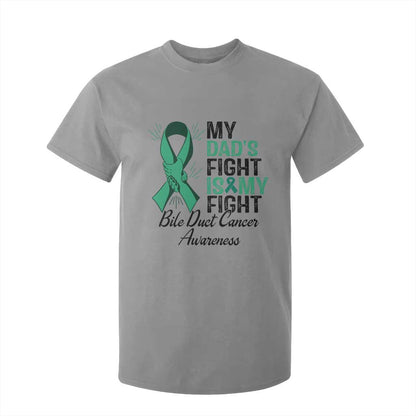 Cholangiocarcinoma Support Warrior Gift T Shirt For Kid My Dad Fight My Fight
