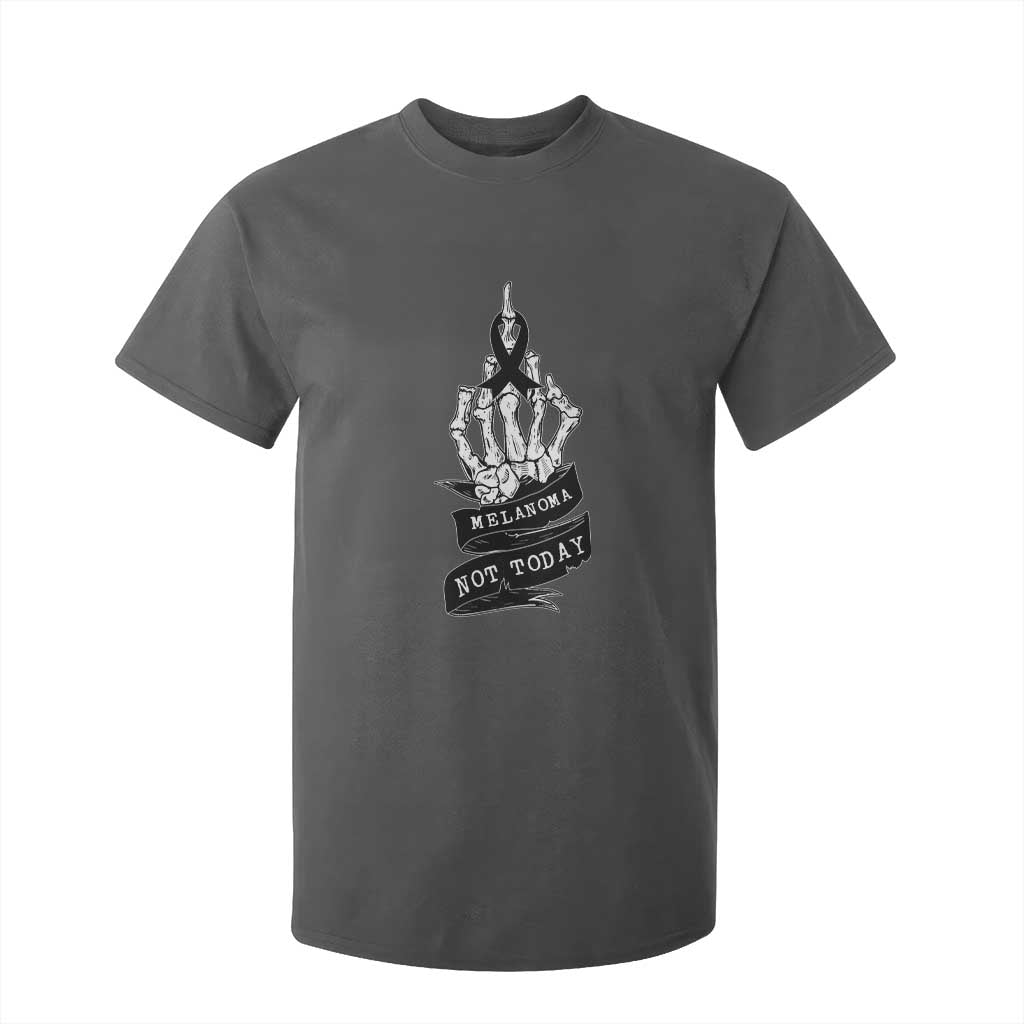 Melanoma Fighter Not Today T Shirt For Kid Skin Cancer Support Gift