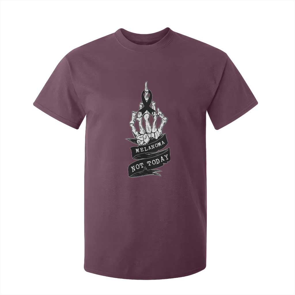 Melanoma Fighter Not Today T Shirt For Kid Skin Cancer Support Gift
