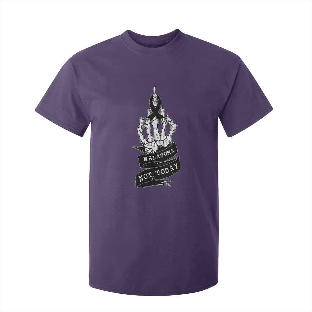 Melanoma Fighter Not Today T Shirt For Kid Skin Cancer Support Gift