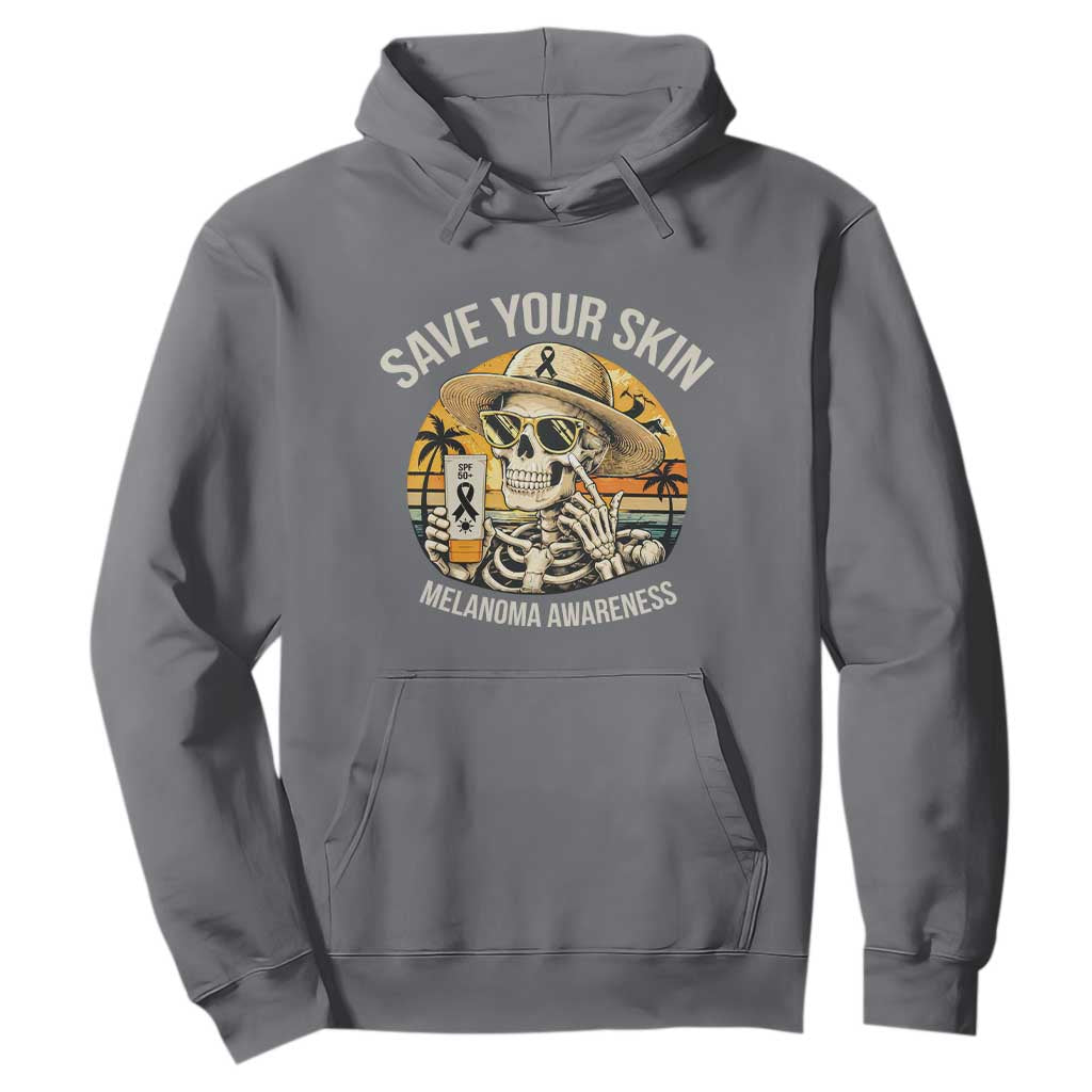 Funny Melanoma Cancer Graphic Hoodie Save Your Skin