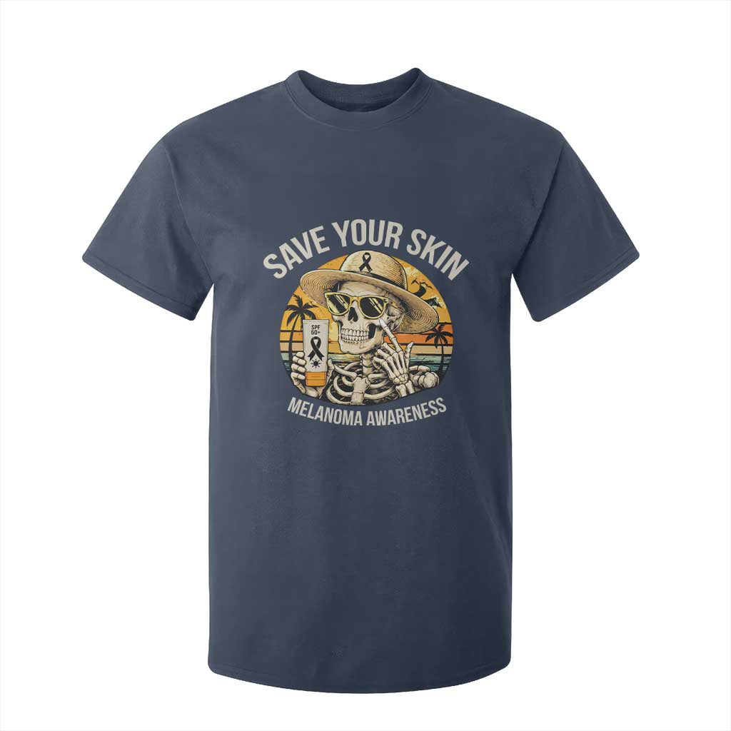 Funny Melanoma Cancer Graphic T Shirt For Kid Save Your Skin
