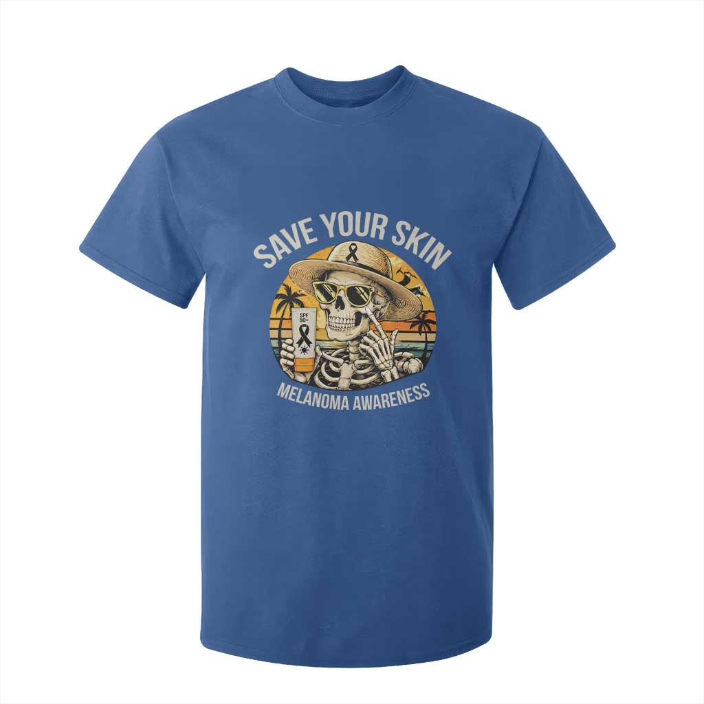 Funny Melanoma Cancer Graphic T Shirt For Kid Save Your Skin