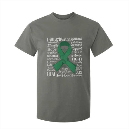 Liver Cancer Support Gift T Shirt For Kid Fearless Unbreakable Warrior Hope