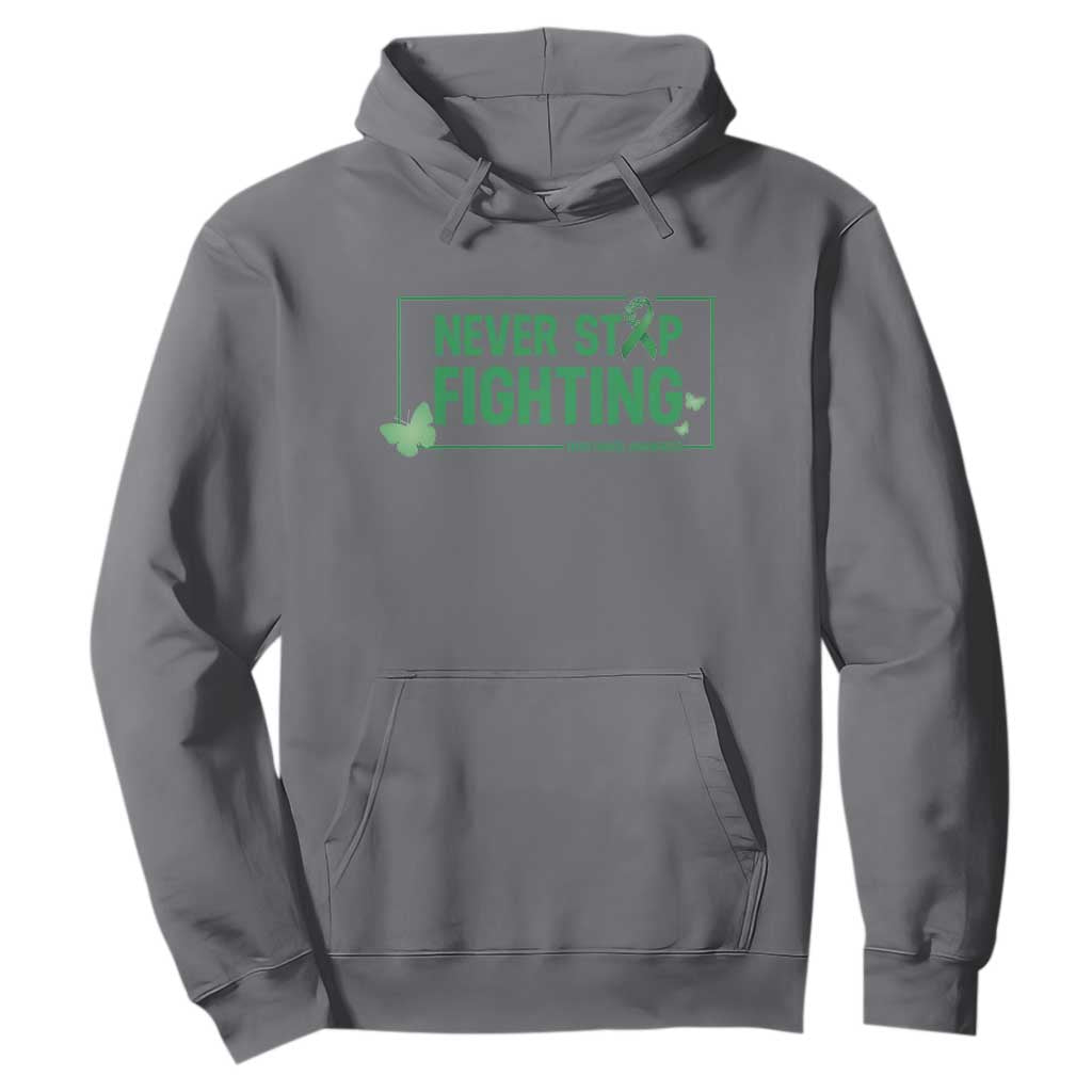 Liver Cancer Warrior Hoodie Never Stop Fighting Support Gift