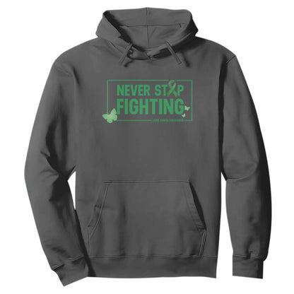Liver Cancer Warrior Hoodie Never Stop Fighting Support Gift