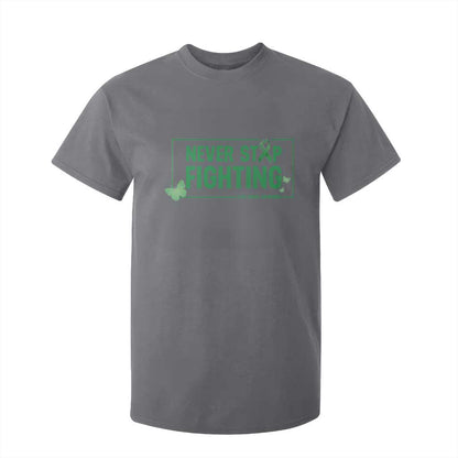 Liver Cancer Warrior T Shirt For Kid Never Stop Fighting Support Gift