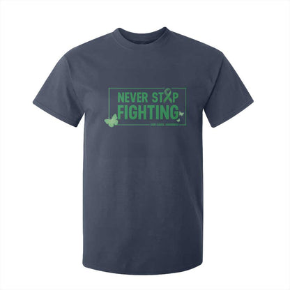 Liver Cancer Warrior T Shirt For Kid Never Stop Fighting Support Gift