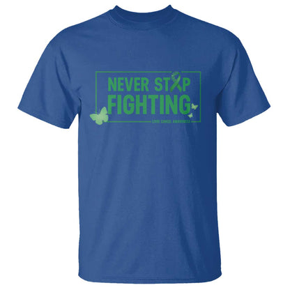Liver Cancer Warrior T Shirt Never Stop Fighting Support Gift