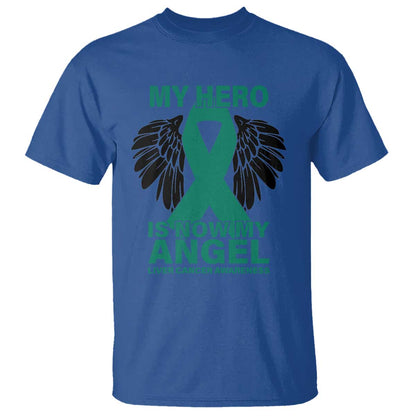 Liver Cancer Memorial Gift T Shirt My Hero Is Now My Angel