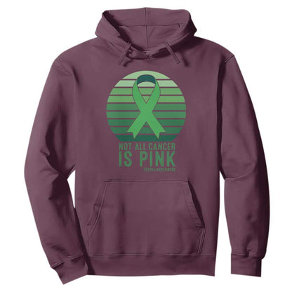 Liver Cancer Hoodie Not All Cancer Is Pink Ribbon Support Gift
