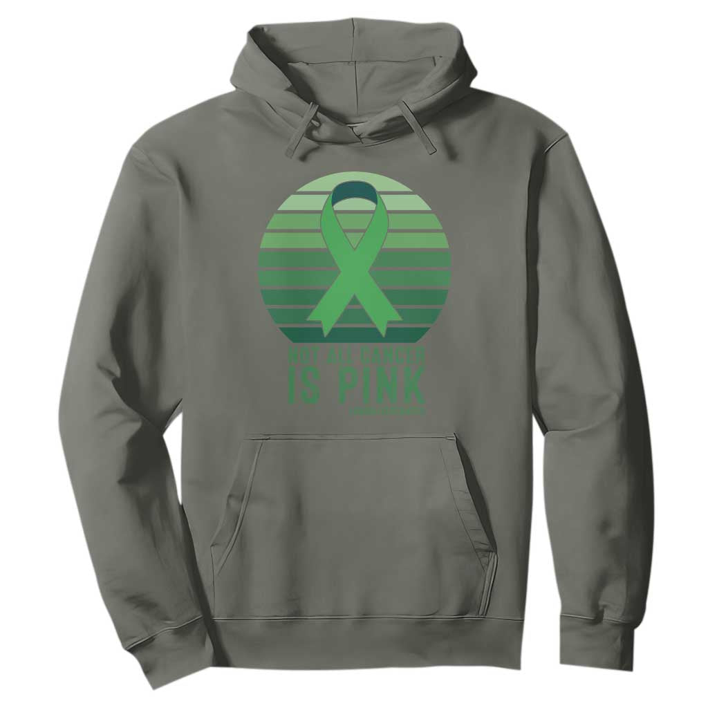 Liver Cancer Hoodie Not All Cancer Is Pink Ribbon Support Gift