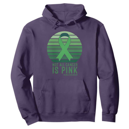 Liver Cancer Hoodie Not All Cancer Is Pink Ribbon Support Gift