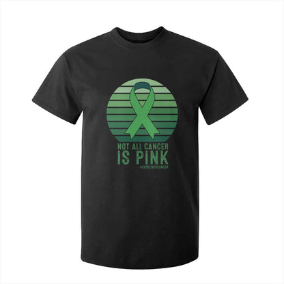 Liver Cancer T Shirt For Kid Not All Cancer Is Pink Ribbon Support Gift