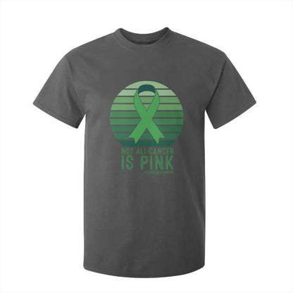 Liver Cancer T Shirt For Kid Not All Cancer Is Pink Ribbon Support Gift