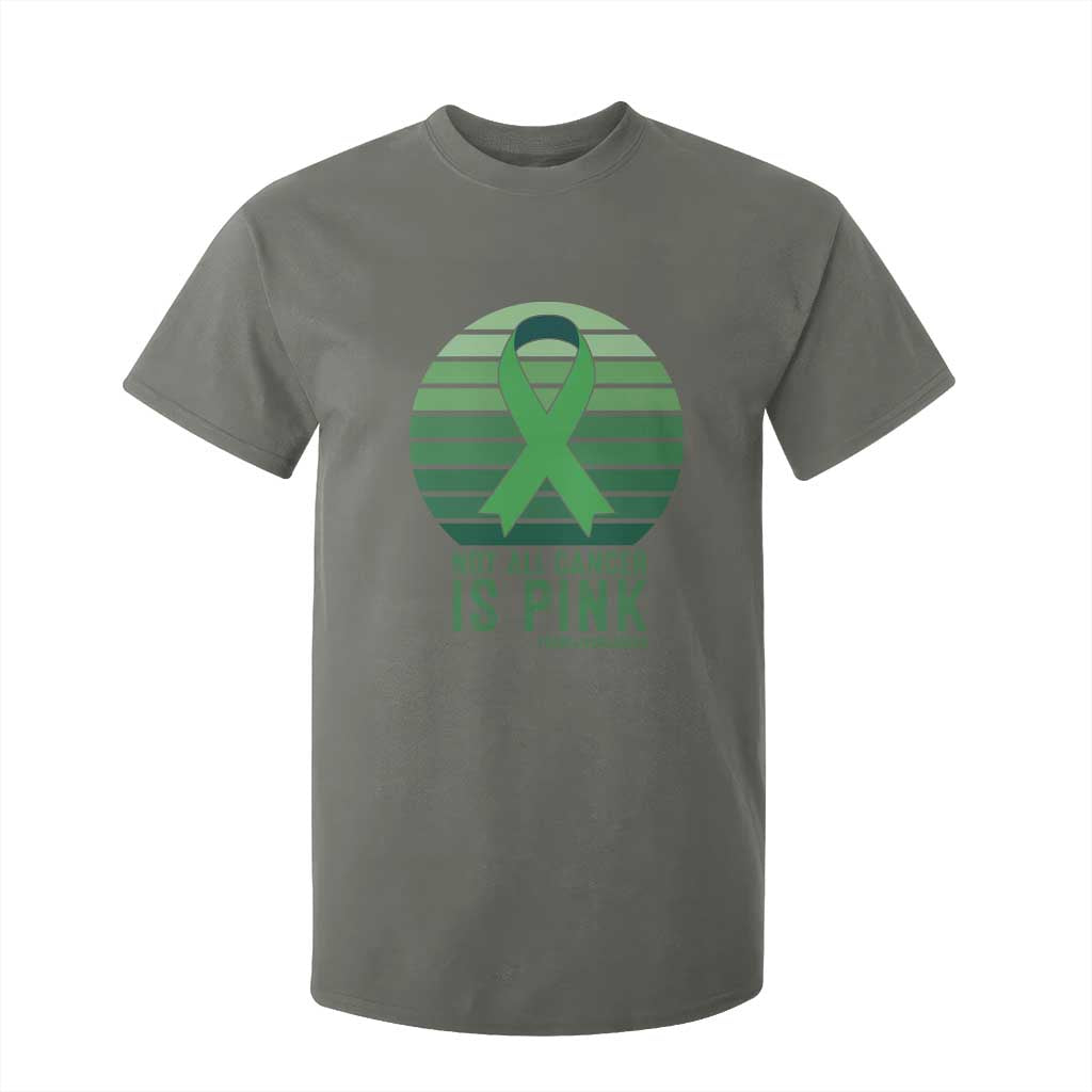 Liver Cancer T Shirt For Kid Not All Cancer Is Pink Ribbon Support Gift