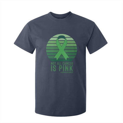 Liver Cancer T Shirt For Kid Not All Cancer Is Pink Ribbon Support Gift