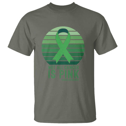 Liver Cancer T Shirt Not All Cancer Is Pink Ribbon Support Gift