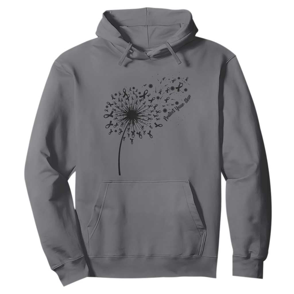 Protect Your Skin Hoodie Melanoma Support Dandelion Gift