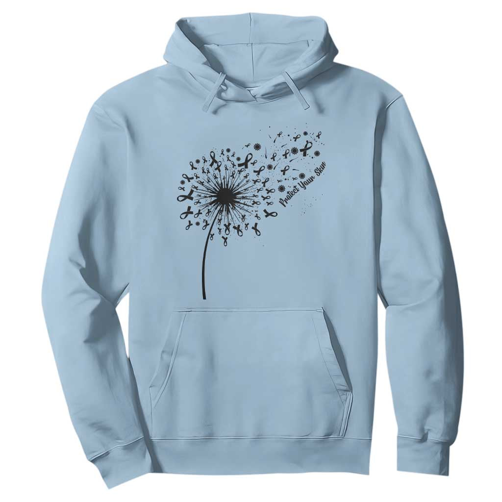 Protect Your Skin Hoodie Melanoma Support Dandelion Gift