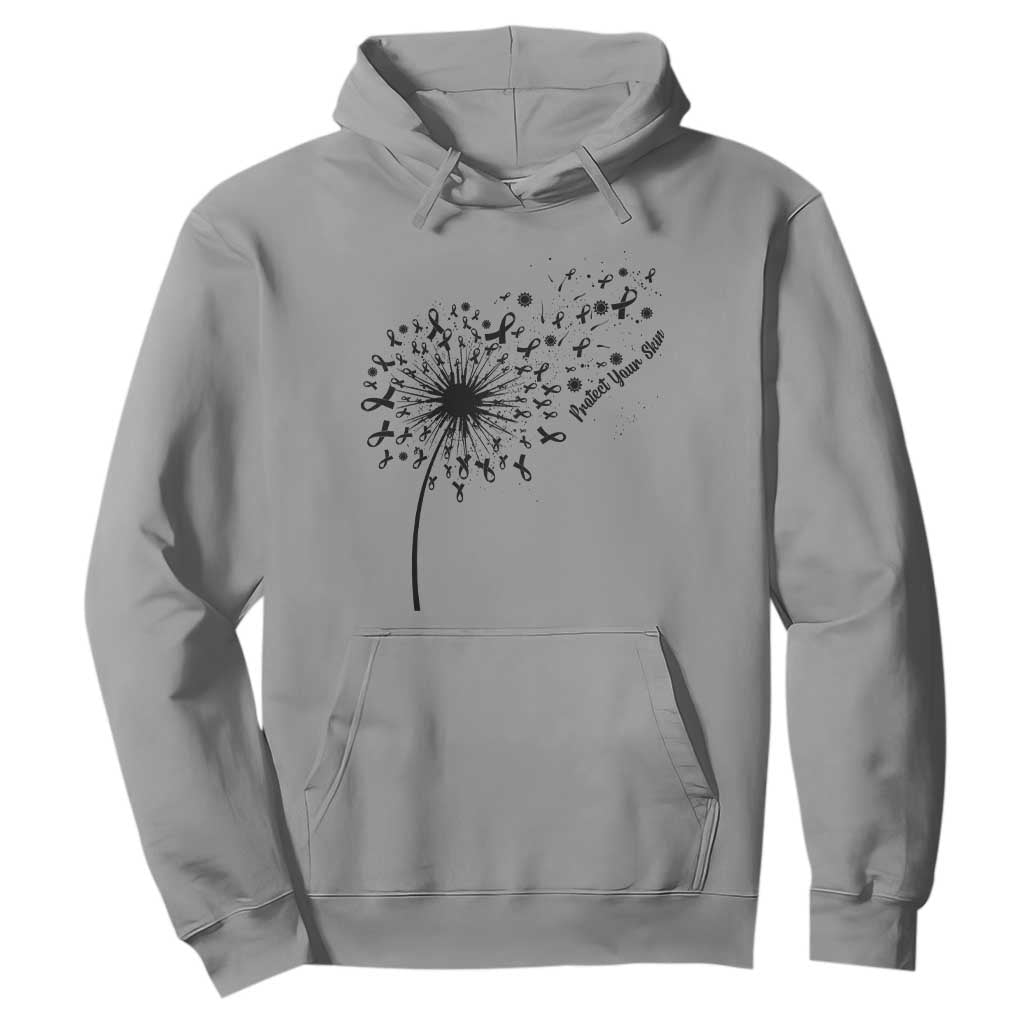 Protect Your Skin Hoodie Melanoma Support Dandelion Gift