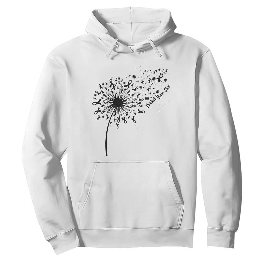 Protect Your Skin Hoodie Melanoma Support Dandelion Gift