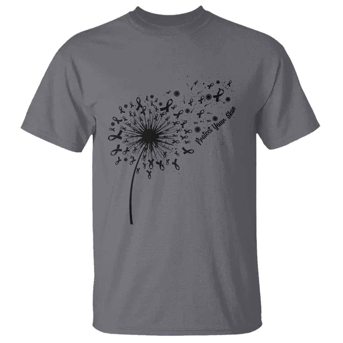 Protect Your Skin T Shirt Melanoma Support Dandelion Gift