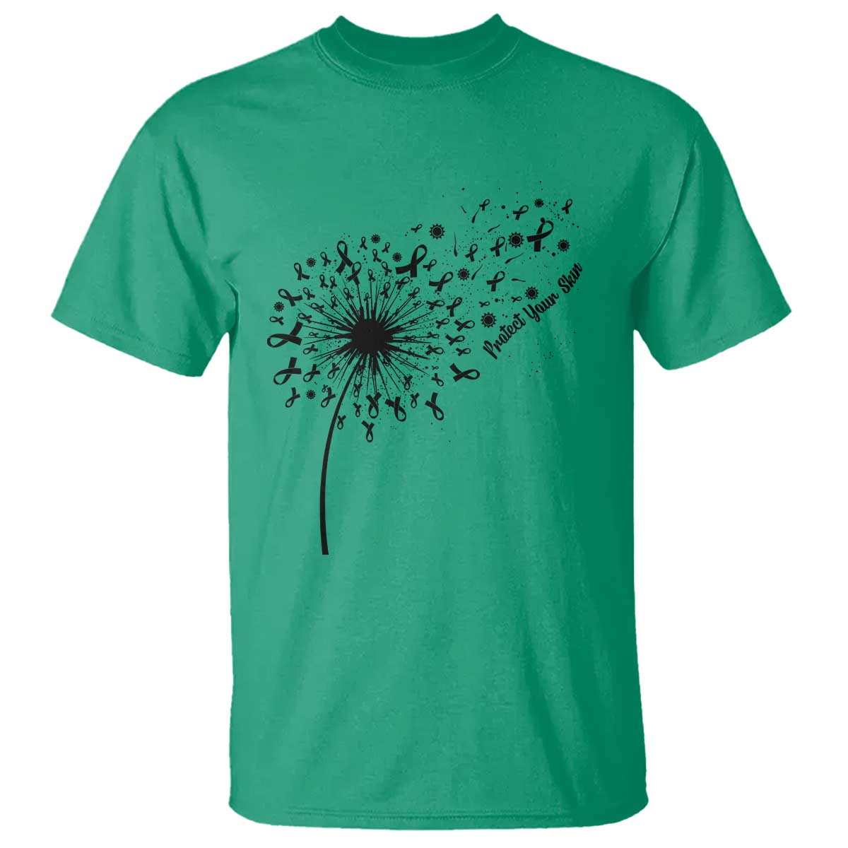 Protect Your Skin T Shirt Melanoma Support Dandelion Gift
