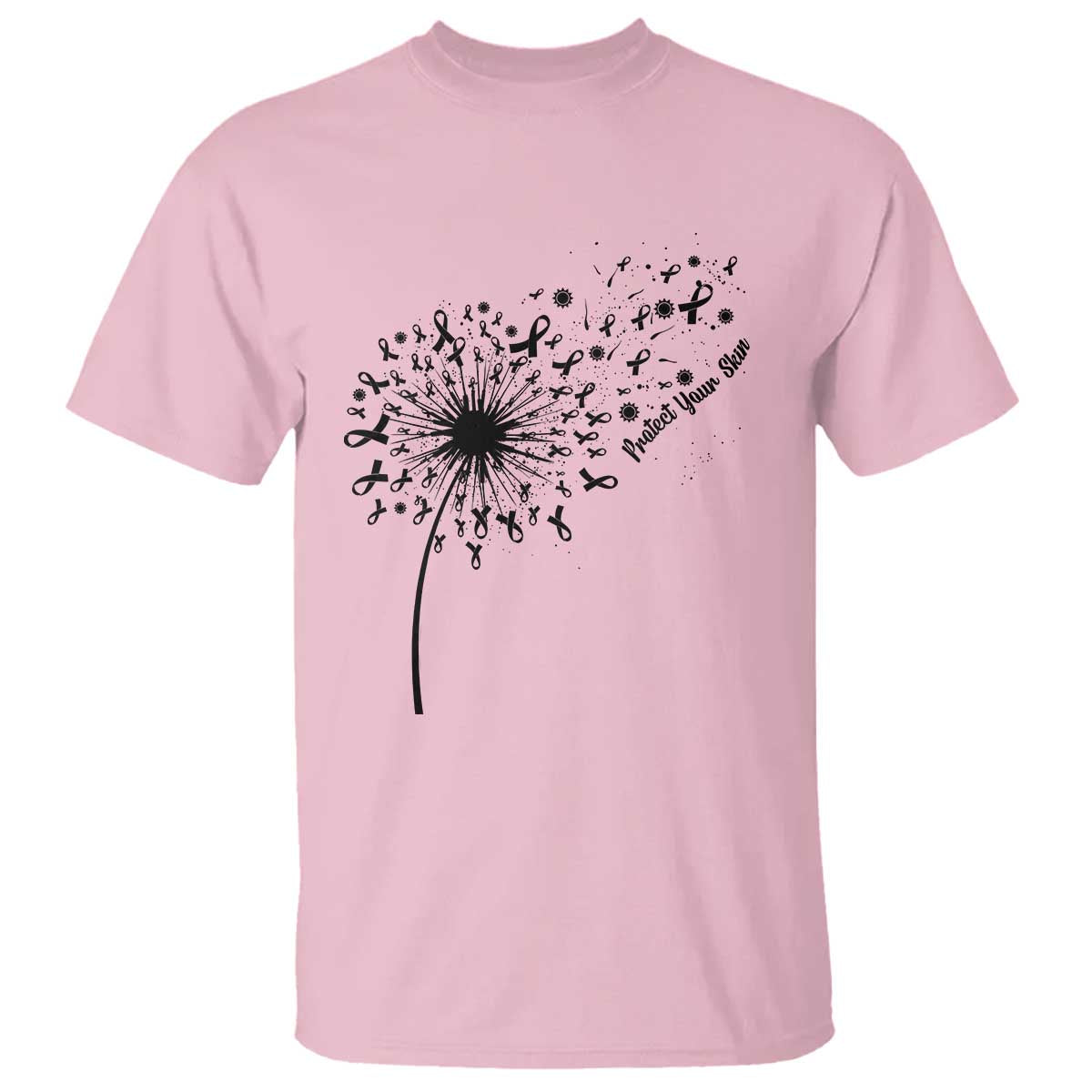 Protect Your Skin T Shirt Melanoma Support Dandelion Gift
