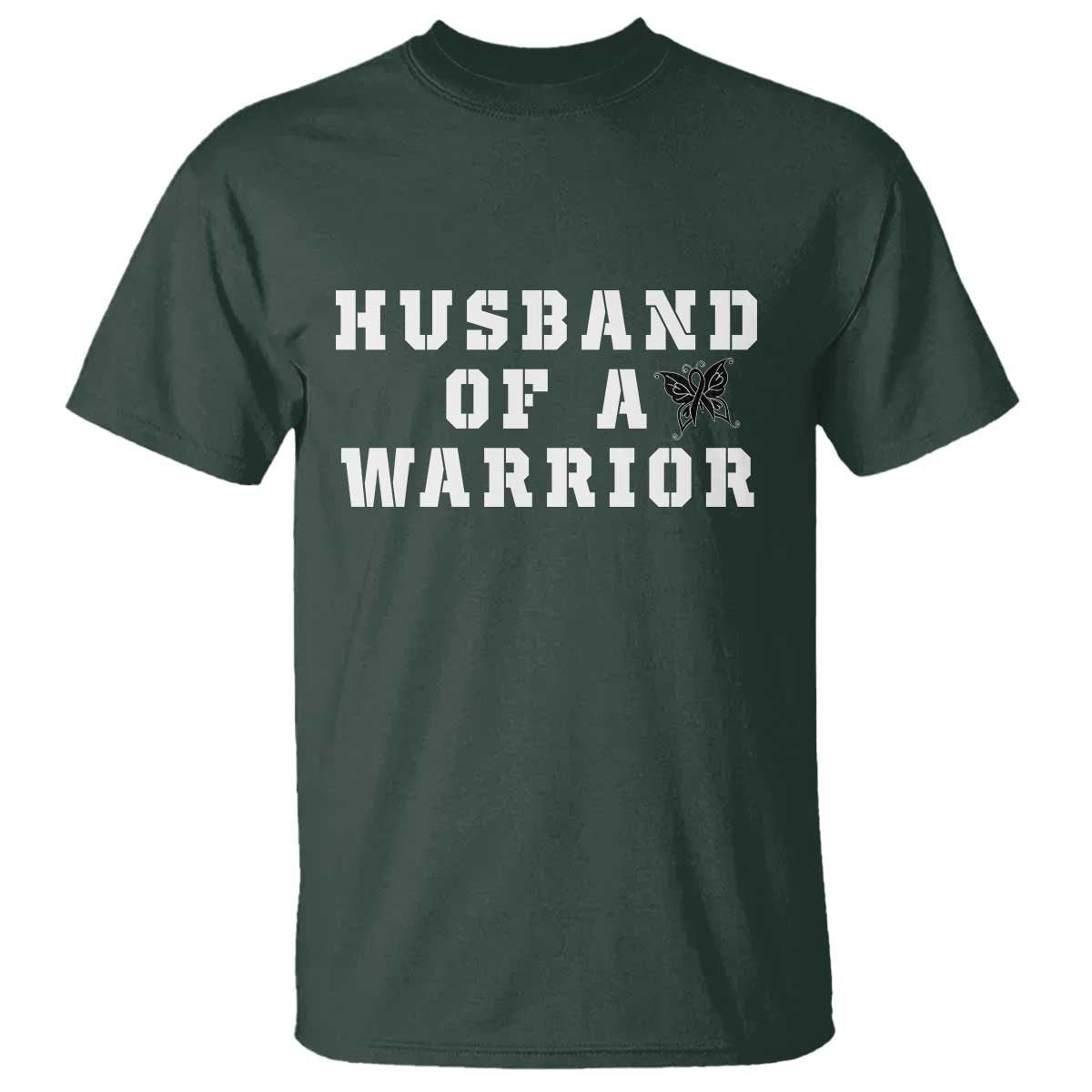 Husband Of A Warrior T Shirt Melanoma Wife Support