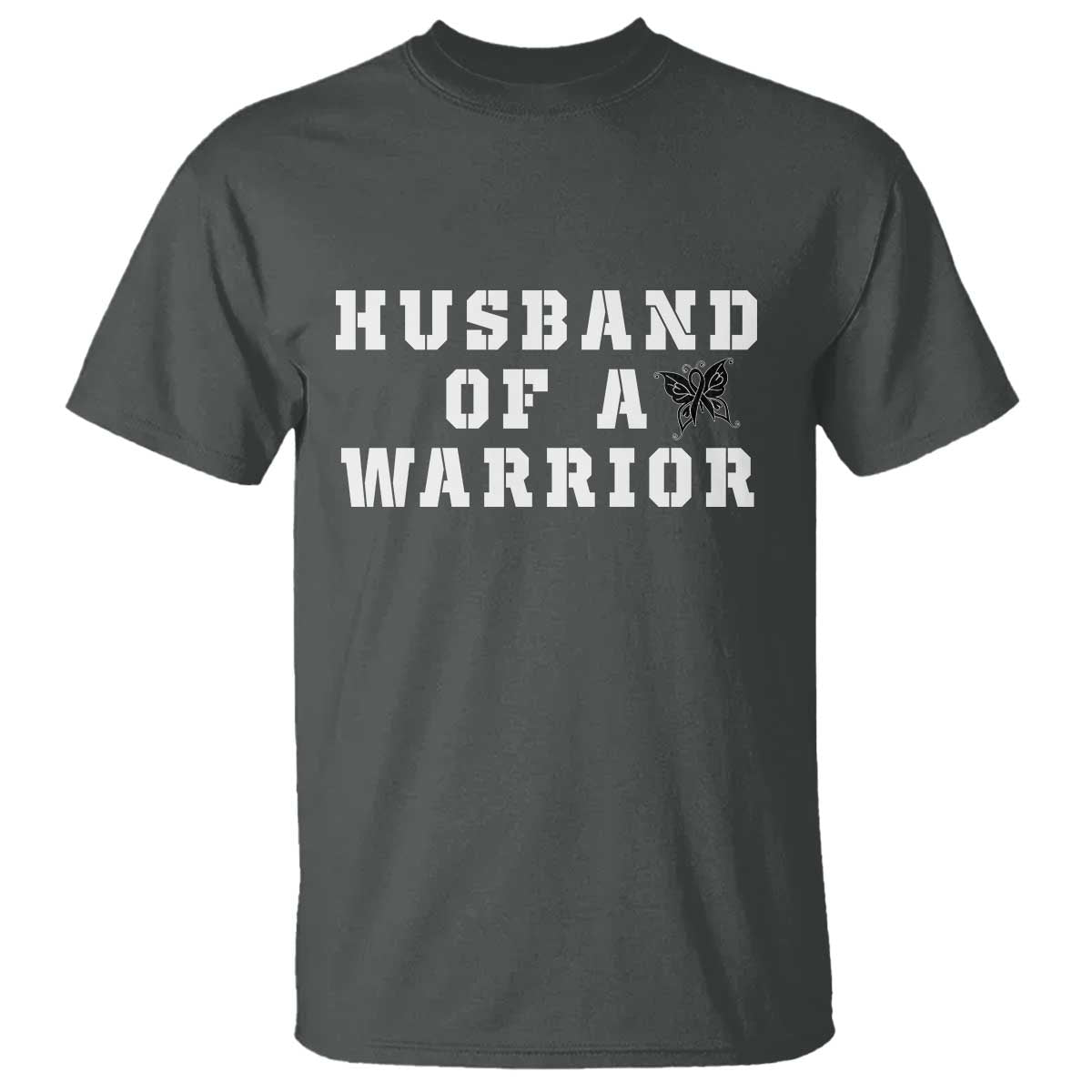 Husband Of A Warrior T Shirt Melanoma Wife Support