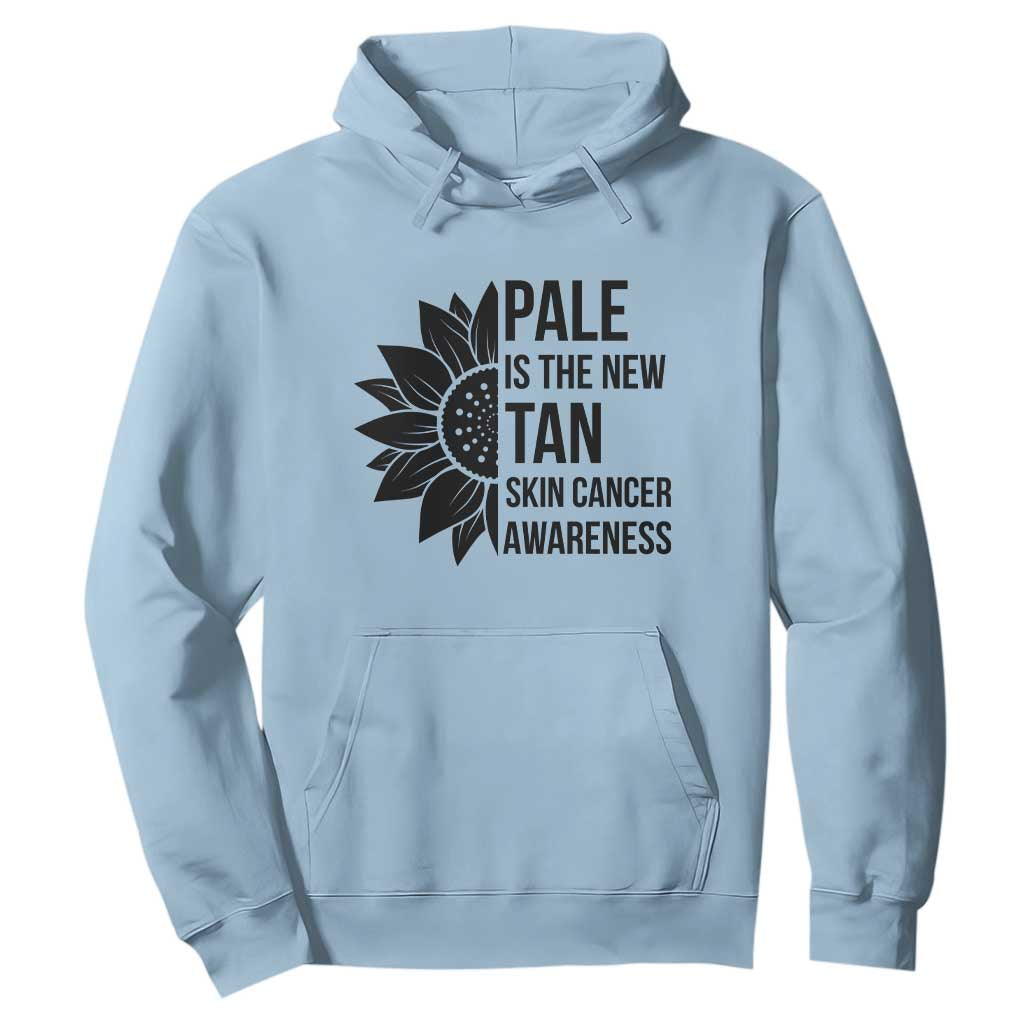 Skin Cancer Survivor Warrior Hoodie Pale Is The New Tan