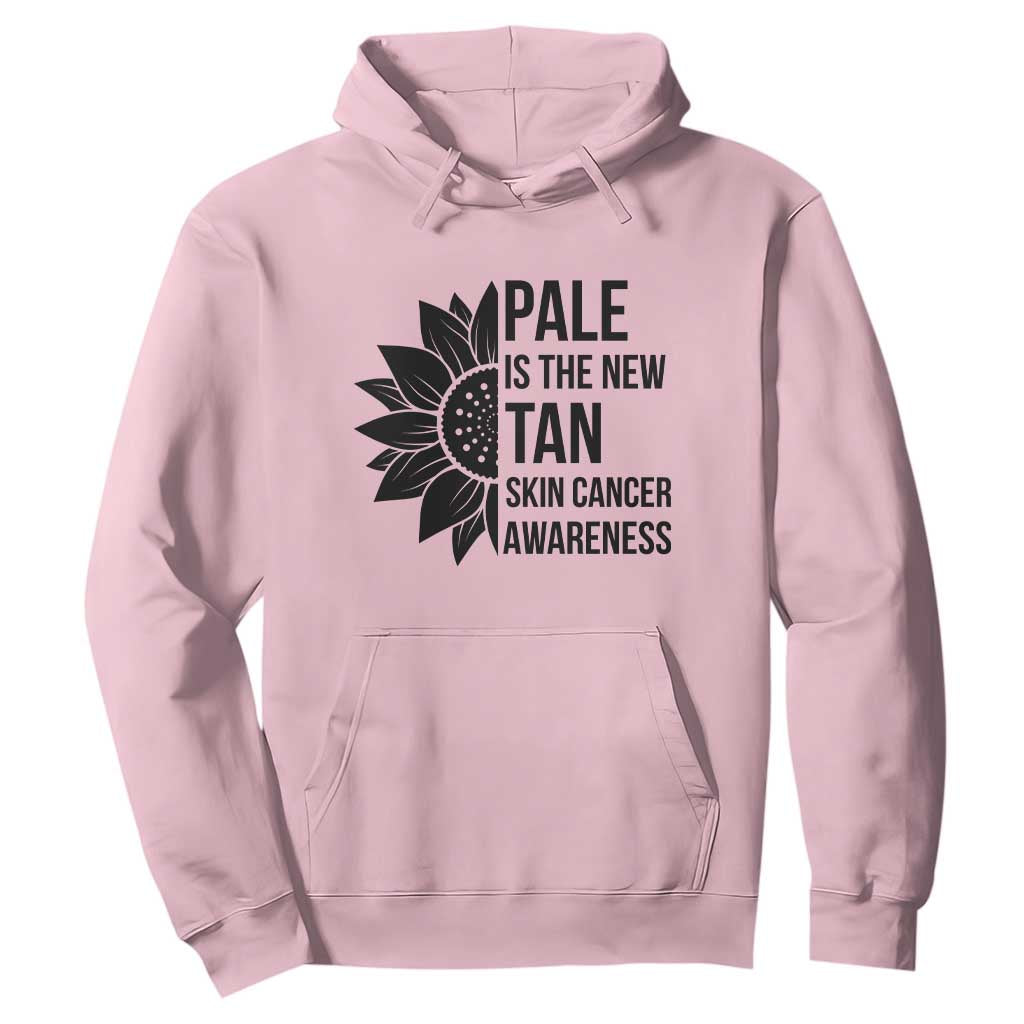 Skin Cancer Survivor Warrior Hoodie Pale Is The New Tan