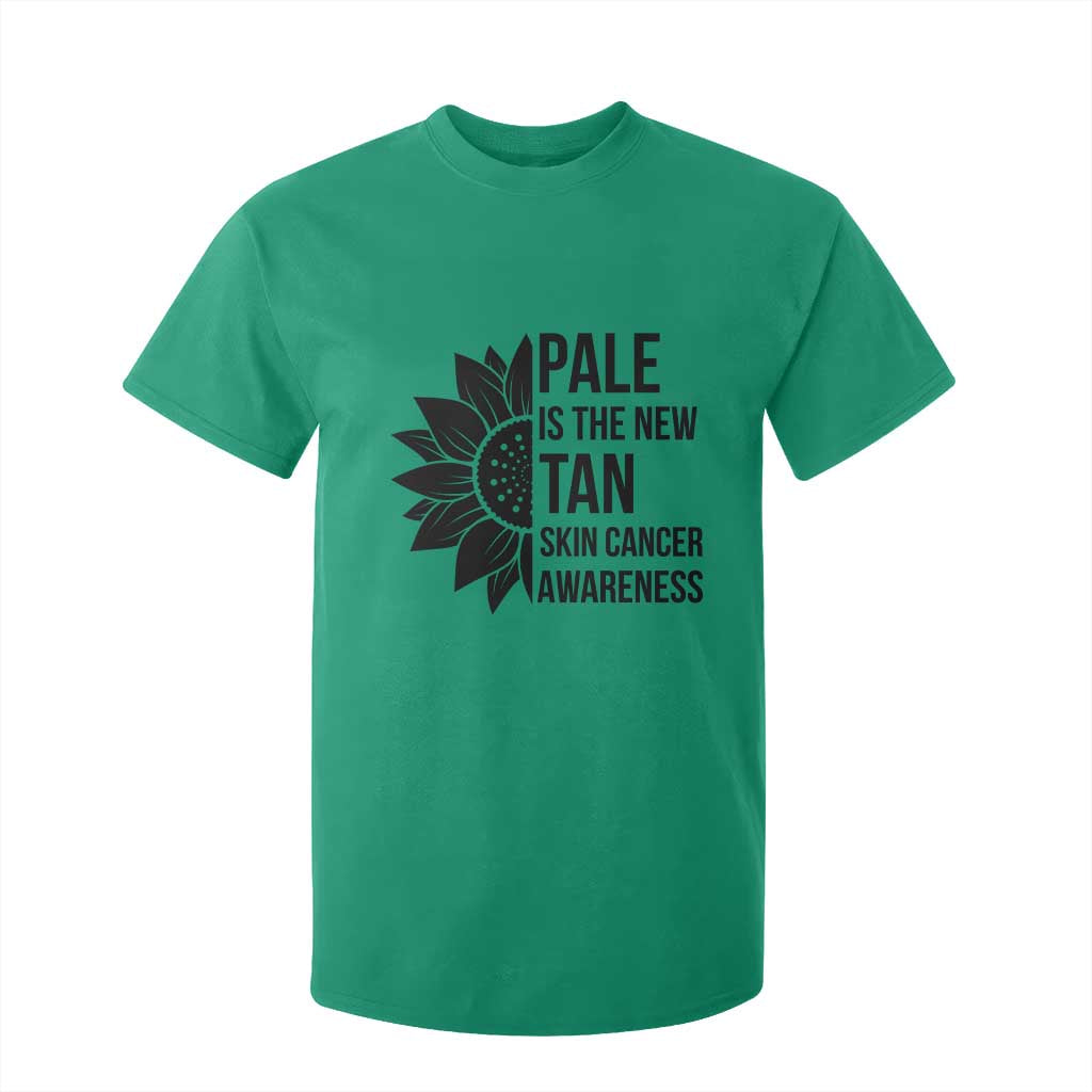 Skin Cancer Survivor Warrior T Shirt For Kid Pale Is The New Tan