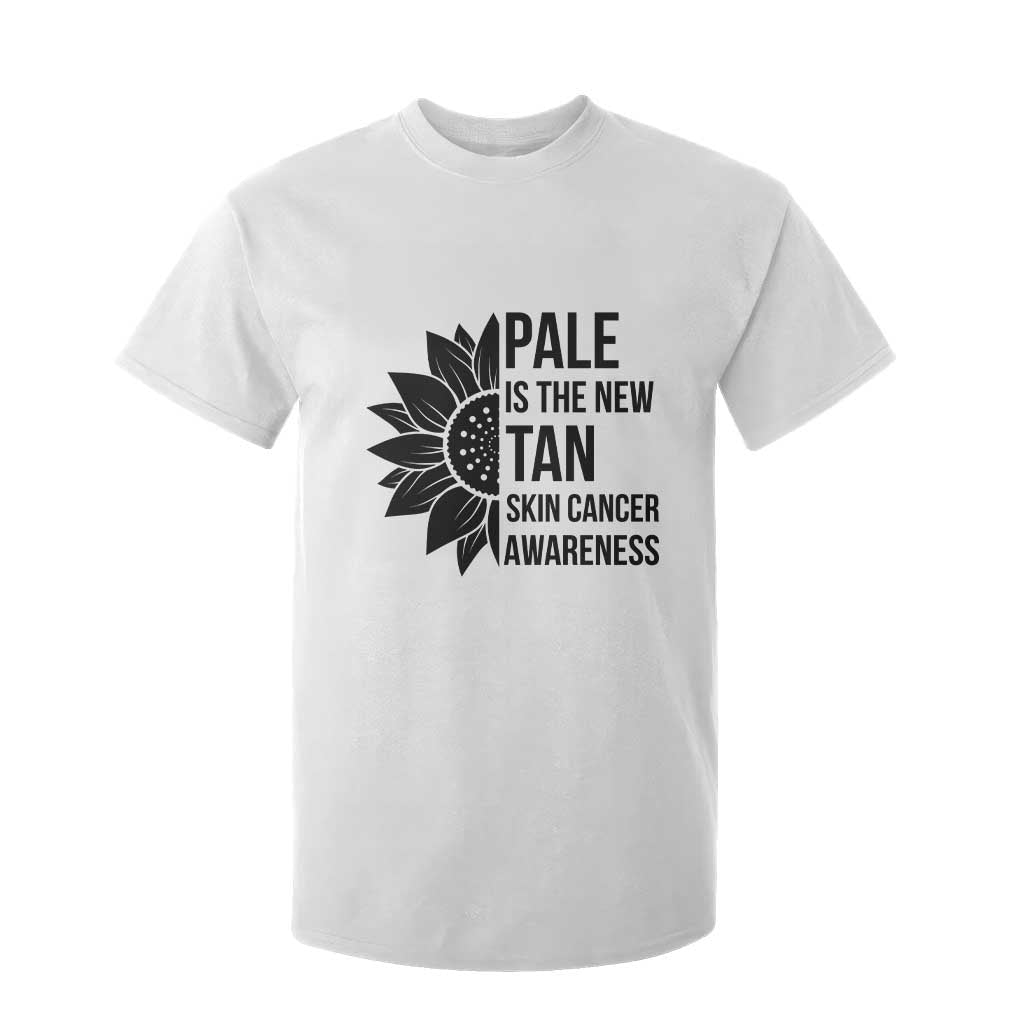 Skin Cancer Survivor Warrior T Shirt For Kid Pale Is The New Tan