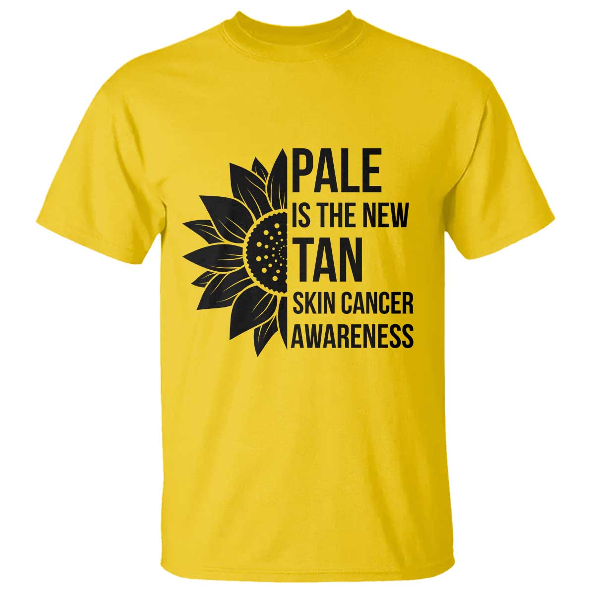 Skin Cancer Survivor Warrior T Shirt Pale Is The New Tan