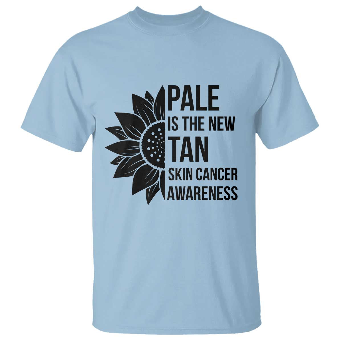 Skin Cancer Survivor Warrior T Shirt Pale Is The New Tan
