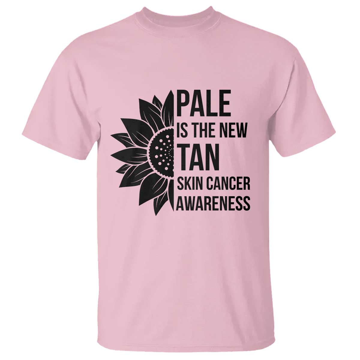 Skin Cancer Survivor Warrior T Shirt Pale Is The New Tan